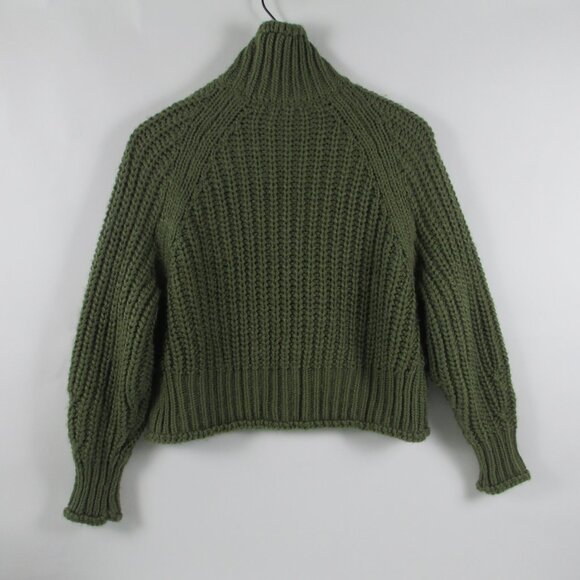 H&M CHUNKY KNIT CROP SWEATER - Picture 8 of 11